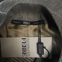 Gianfranco Ferré Jacket/Coat Silk in Beige