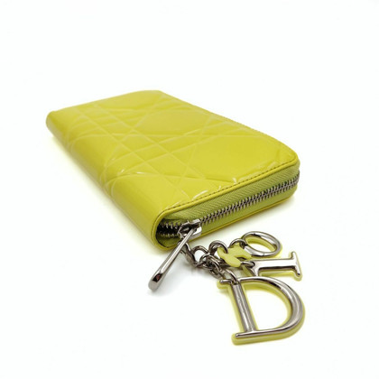 Christian Dior Accessories in Patent Leather in Yellow