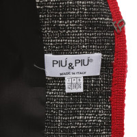 Piu & Piu Jacke in Schwarz/Weiß 