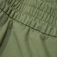 Set Paio di Pantaloni in Cotone in Verde