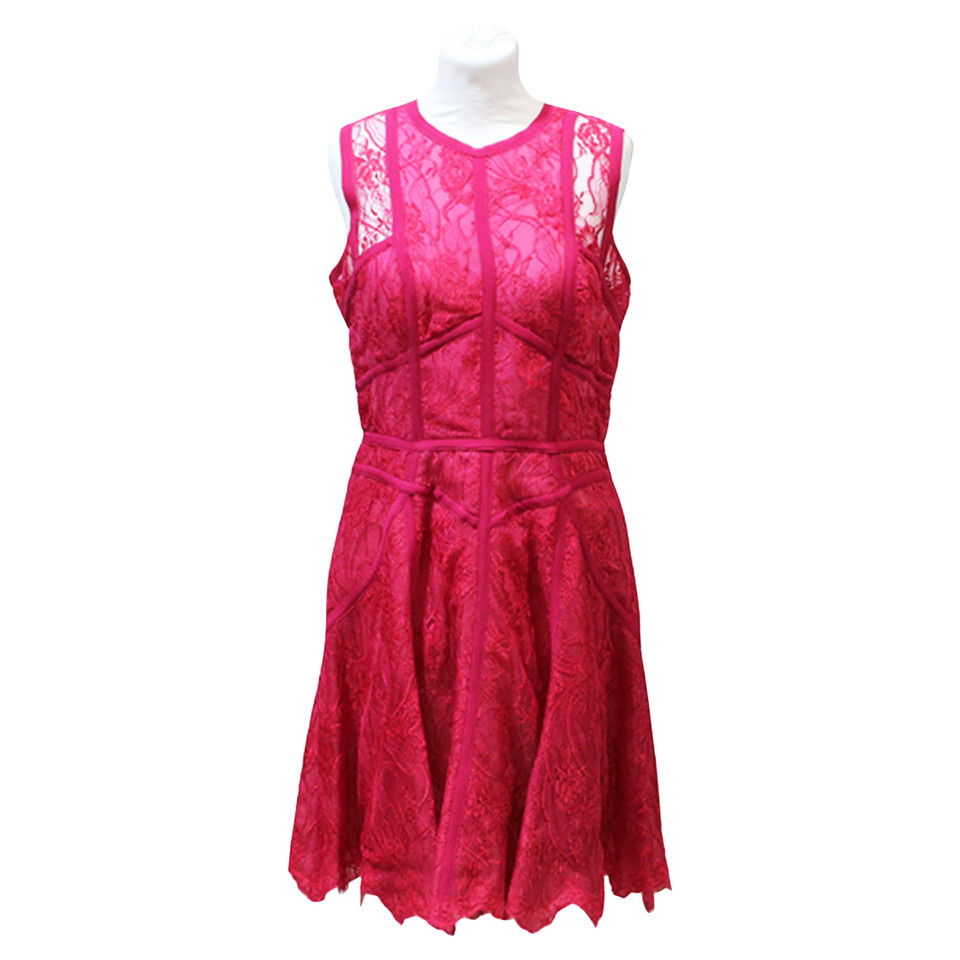 Elie Saab Robe en Soie en Fuchsia