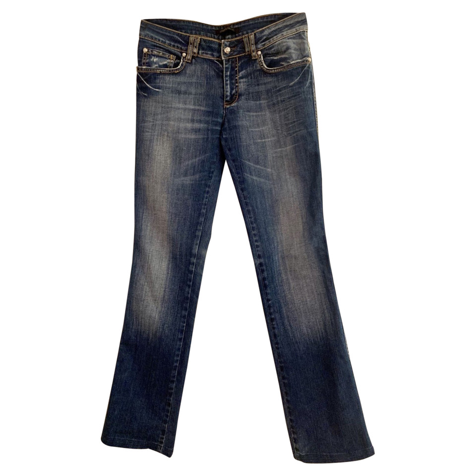 Roberto Cavalli Jeans in Cotone in Blu