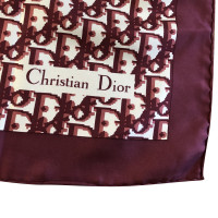 Christian Dior Scarf/Shawl Silk in Bordeaux
