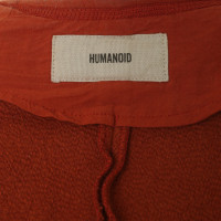 Humanoid Jacket with an asymmetrical zipper
