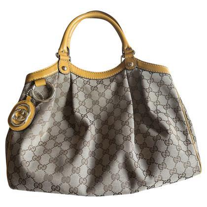 Gucci Handtasche aus Leinen