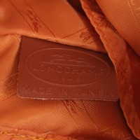 Longchamp Handtas in Orange / Brown