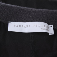 Fabiana Filippi Top en soie noir