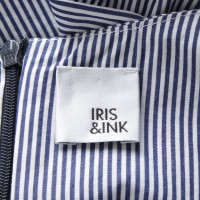 Iris & Ink top with stripe pattern