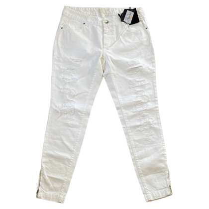 Twin Set Simona Barbieri Jeans aus Jeansstoff in Weiß