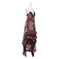 Diane Von Furstenberg zijden jurk in multicolor