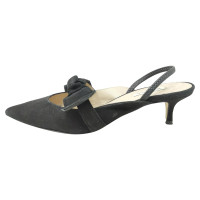 Massimo Dutti Pumps/Peeptoes Suede in Black