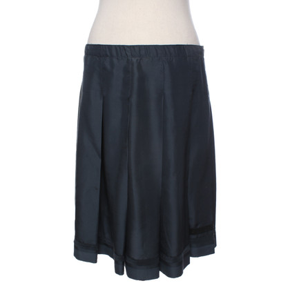 Prada Skirt Silk in Petrol