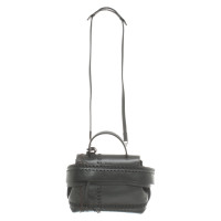 Tod's Wave Bag Mini 26 cm Leer in Grijs