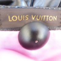Louis Vuitton Lederen rok met een gegolfde zoom
