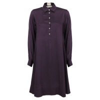Hermès Kleid aus Seide in Violett