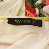 Roberto Cavalli Top con stampa floreale