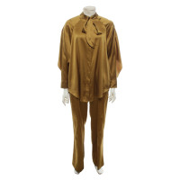 Lala Berlin Suit Silk in Gold
