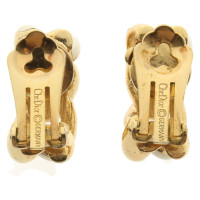 Christian Dior Ear clips in gold colors
