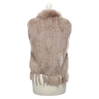 Oakwood Gilet in Pelliccia in Beige