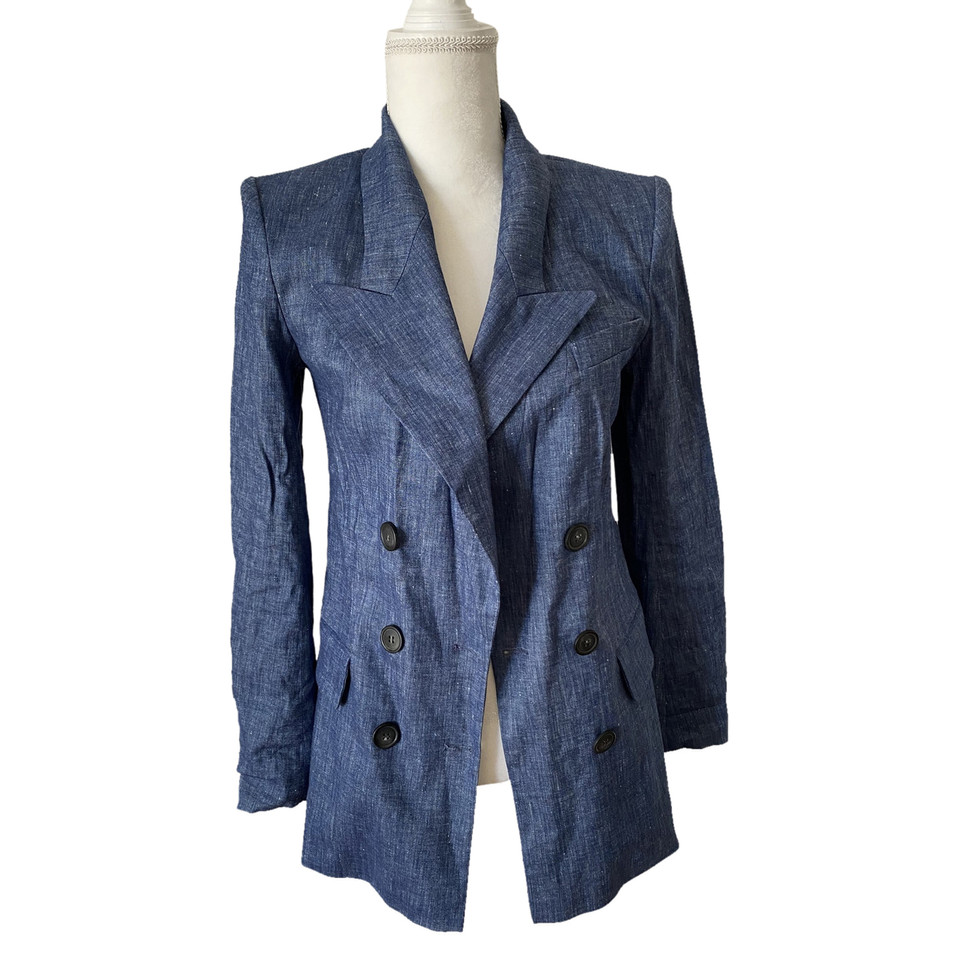 Isabel Marant Etoile Blazer in Lino in Blu