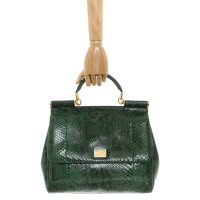 Dolce & Gabbana Sac à main en Cuir en Vert