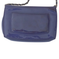 Chanel Wallet on Chain in Pelle verniciata in Blu