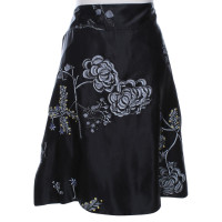 Other Designer Essentiel - silk skirt with embroidery