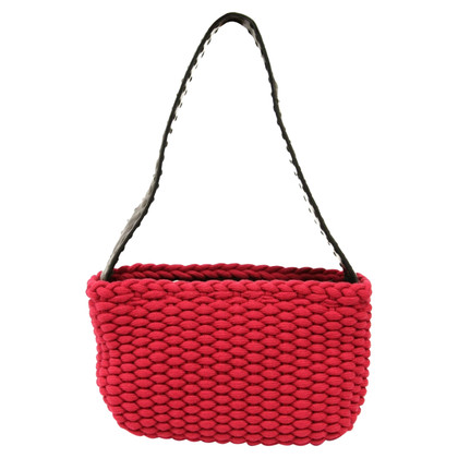Malo Handtasche aus Wolle in Rot