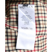 Alexander McQueen Jacke/Mantel aus Baumwolle in Beige