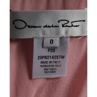 Oscar De La Renta Dress Wool in Pink