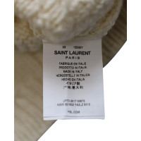 Saint Laurent Blazer aus Wolle in Weiß