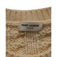 Saint Laurent Blazer aus Wolle in Weiß