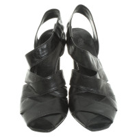Gianni Barbato Sandals Leather in Black