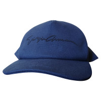 Giorgio Armani Hut/Mütze aus Baumwolle in Blau