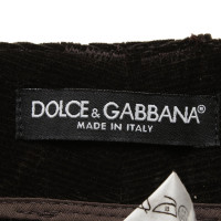 Dolce & Gabbana Pantaloni di velluto a coste