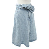 American Vintage Skirt Cotton in Blue