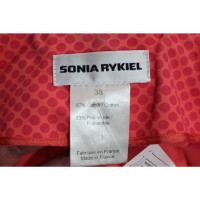 Sonia Rykiel Jacke/Mantel aus Baumwolle in Rosa / Pink