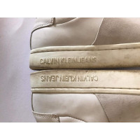 Calvin Klein Jeans Chaussures de sport en Cuir en Blanc