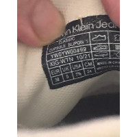 Calvin Klein Jeans Chaussures de sport en Cuir en Blanc