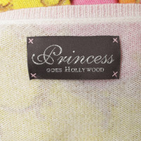 Princess Goes Hollywood Cardigan in cashmere con stampa