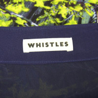 Whistles zijden jurk met patroon