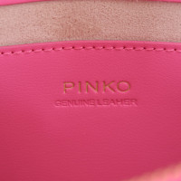 Pinko Handtas Leer in Roze