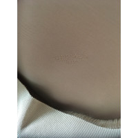 Hermès Hut/Mütze aus Leder in Taupe