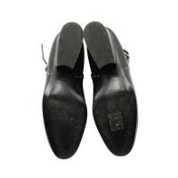 Hermès Laarzen Leer in Zwart