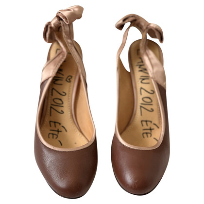 Lanvin Pumps/Peeptoes Leather in Brown