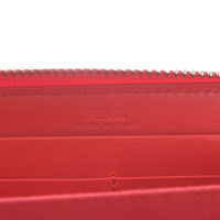 Fendi Tasje/Portemonnee Leer in Rood