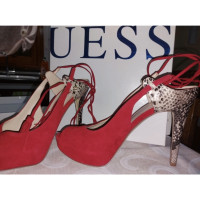 Guess Lace-up shoes in Red