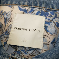 Fabienne Chapot Jas/Mantel Denim in Blauw