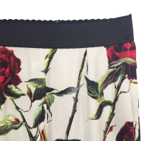 Dolce & Gabbana Broek met roos patroon