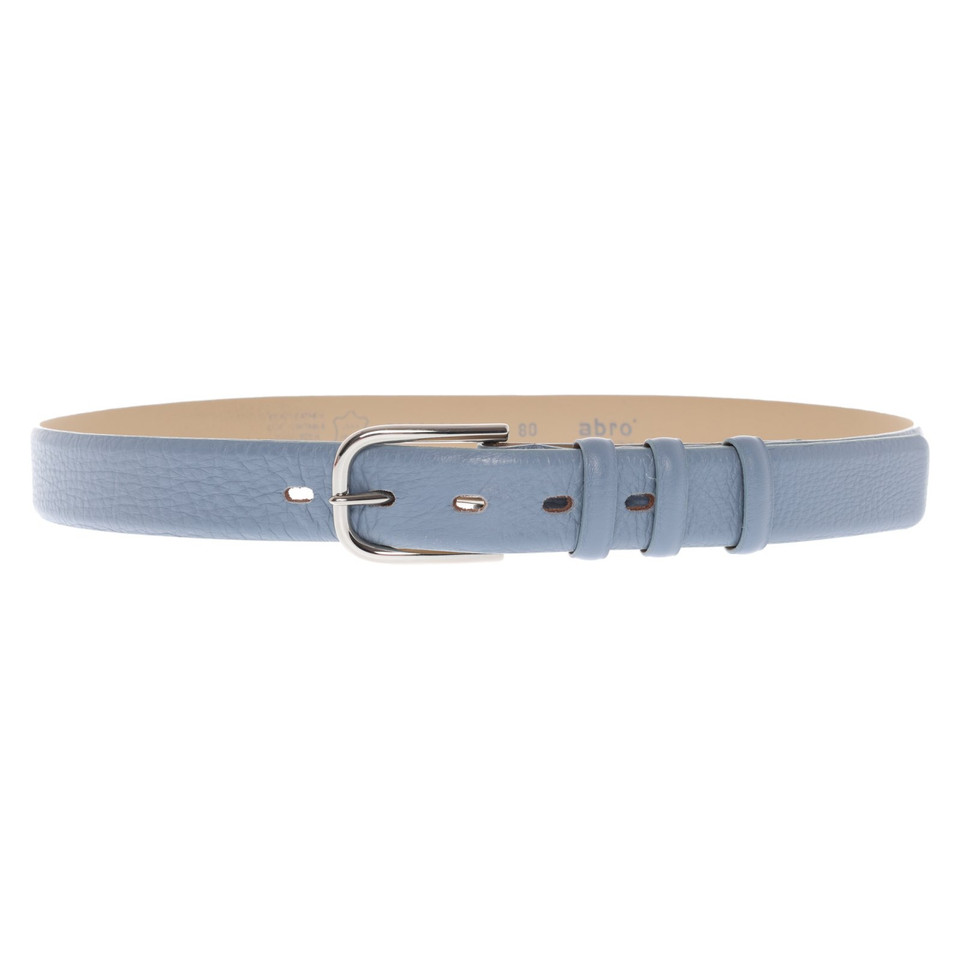 Abro Belt Leather in Blue